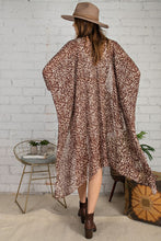 Load image into Gallery viewer, Leopard Chiffon Kimono - Ella’s Arrow
