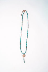 Turquoise Copper Charm Necklace - Ella’s Arrow