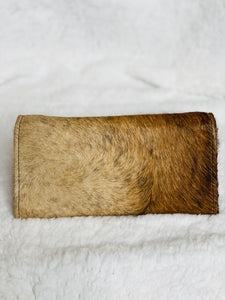 Cowhide Snap Wallet - Ella’s Arrow