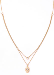 Layered Star Studded Necklace - Ella’s Arrow