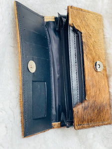 Cowhide Snap Wallet - Ella’s Arrow