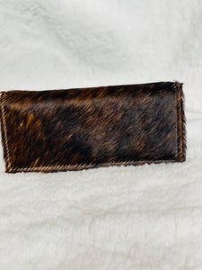 Cowhide Snap Wallet - Ella’s Arrow