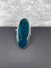 Load image into Gallery viewer, Blue Apatite Long Oval Ring - Ella’s Arrow
