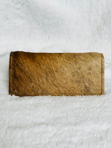 Cowhide Snap Wallet - Ella’s Arrow