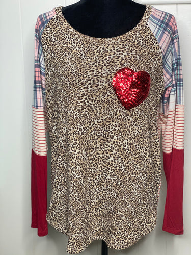 Love You Leopard Top - Ella’s Arrow