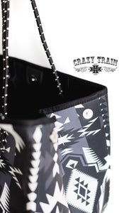 Cozumel Nights Aztec Print Tote - Ella’s Arrow