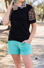 Load image into Gallery viewer, Little Gem Turquoise Shorts - Ella’s Arrow
