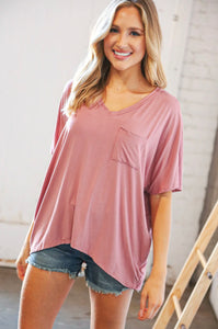 Follow Me Mauve Top - Ella’s Arrow