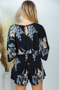 Love Story Floral Romper - Ella’s Arrow