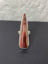 Load image into Gallery viewer, Mookaite Jasper Extra Long Teardrop Ring - Ella’s Arrow
