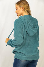 Load image into Gallery viewer, Warm Hearted Teal Hoodie - Ella’s Arrow
