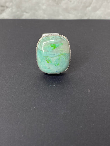 Amazonite Square Ring - Ella’s Arrow