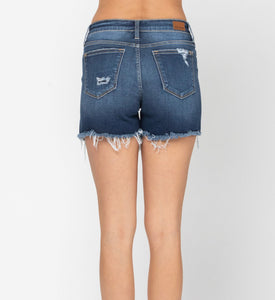 Judy Blue Distressed Shorts with Patches