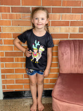 Load image into Gallery viewer, Kids Llama Tee and Jeans Shorts Set - Ella’s Arrow
