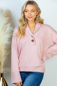 Take Me Back Blush Top - Ella’s Arrow