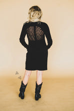 Load image into Gallery viewer, Old Flame Aztec Black Dress - Ella’s Arrow
