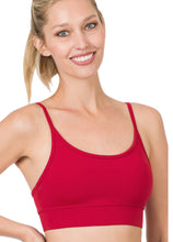 Load image into Gallery viewer, Seamless Red Athletic Bra - Ella’s Arrow
