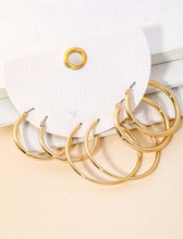 Load image into Gallery viewer, Assorted Hoop Earring Set - Ella’s Arrow
