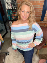 Load image into Gallery viewer, Only You Pink Striped Top - Ella’s Arrow
