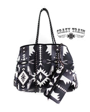 Load image into Gallery viewer, Cozumel Nights Aztec Print Tote - Ella’s Arrow
