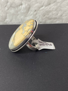 Maligano Jasper Large Oval Ring - Ella’s Arrow