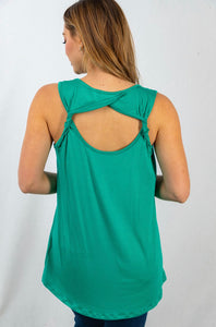 Twisted Truth Kelly Green Tank - Ella’s Arrow