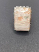 Load image into Gallery viewer, Scolecite Rectangle Ring - Ella’s Arrow
