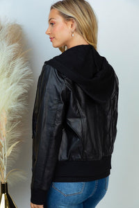 Walk The Line Black Bomber Jacket - Ella’s Arrow