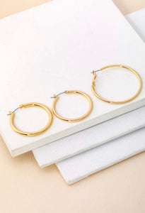 Assorted Hoop Earring Set - Ella’s Arrow