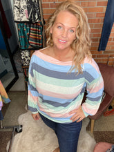 Load image into Gallery viewer, Only You Pink Striped Top - Ella’s Arrow
