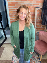 Load image into Gallery viewer, Just A Memory Green Cardigan
