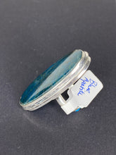 Load image into Gallery viewer, Blue Apatite Long Oval Ring - Ella’s Arrow
