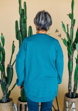 Load image into Gallery viewer, Rodeo Bound Teal Sweatshirt - Ella’s Arrow
