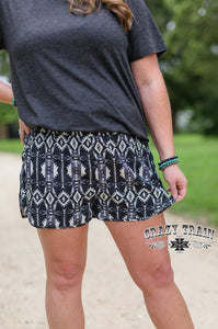 Southwestern Summer Aztec Shorts - Ella’s Arrow