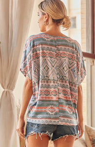 All I Need Aztec Top - Ella’s Arrow