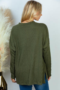 So Good Olive Top - Ella’s Arrow