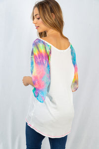 Walking Home Tie Dye Top - Ella’s Arrow