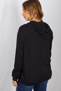 Life's A Beach Black Hoodie - Ella’s Arrow